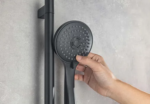 Комплект для ванны 3 в 1 Aquatek Вега чёрный матовый AQ1030MB