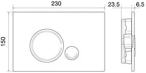 Комплект 5 в 1 BelBagno Genova BB1102CH/BB1102SC/BB002-80/BB014-SR-BIANCO с кнопкой белый глянцевый Комплект 5 в 1 BelBagno Genova BB1102CH/BB1102SC/BB002-80/BB014-SR-BIANCO с кнопкой белый глянцевый, 4