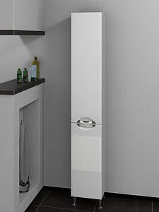 Шкаф-пенал напольный Aqwella Line 30 белый Li.05.03/1, 3