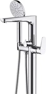 Смеситель для ванны напольный Aquatek Бетта хром AQ1145CR Смеситель для ванны напольный Aquatek Бетта хром AQ1145CR, 4