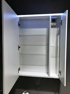 Шкаф-зеркало Roca Ronda 60 белый матовый ZRU9303007, 3