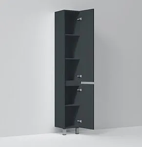 Шкаф-пенал напольный Am.Pm Gem S 30 R графит M91CSR0306GM, 5