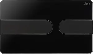 Клавиша смыва для унитаза Viega Prevista Visign for Style 23 8613.1 773199 кнопки/черный матовый, панель/черный глянцевый, 1