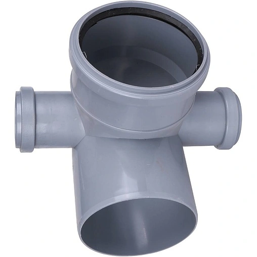 Отвод с выходами на 50 правый+левый внутренний D=110x50x50мм Угол 87° Sinikon 556003.R