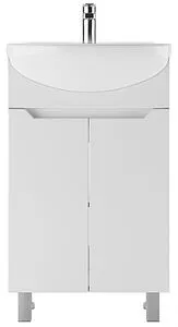 Тумба-умывальник напольный Айсберг Мечта 55 белый DM2329T+4607152360509 Тумба-умывальник напольный Айсберг Мечта 55 белый DM2329T+4607152360509, 3