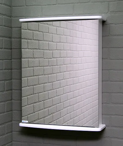 Шкаф-зеркало Айсберг Милана 55 белый DA1063HZ