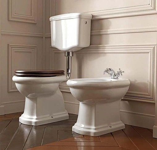 Труба к подвесному бачку Kerasan Retro хром 750490