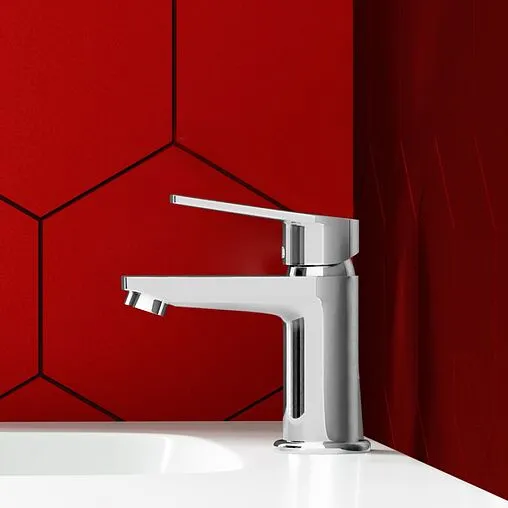 Смеситель для раковины Dorff Prime хром D4002100 Смеситель для раковины Dorff Prime хром D4002100