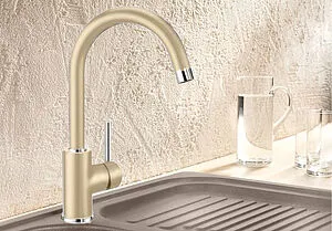 Смеситель для кухни Blanco Mida шампань 524206 Смеситель для кухни Blanco Mida шампань 524206, 3