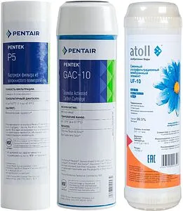 Комплект сменных картриджей Slim Line 10&quot; Atoll №309 STD ATECRT312, 3