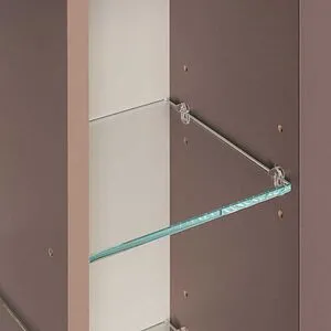 Шкаф-пенал подвесной Aquaton Ар-Деко 40 кашемир 1A284703DD6E0, 5