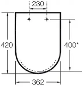 Крышка-сиденье для унитаза с микролифтом Roca Meridian белый 8012AC00B Крышка-сиденье для унитаза с микролифтом Roca Meridian белый 8012AC00B, 2