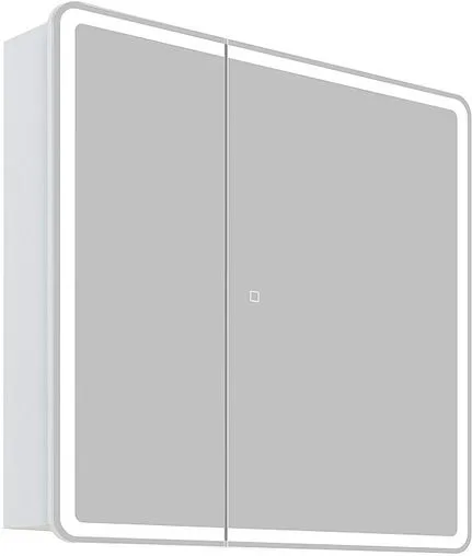 Шкаф-зеркало BelBagno 80x80 белый SPC-MAR-800/800-2A-LED-TCH