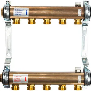 Группа коллекторная распределительная 5 отводов 1"в/в x ¾"ек Watts HKV/A 10004544 Группа коллекторная распределительная 5 отводов 1"в/в x ¾"ек Watts HKV/A 10004544, 1