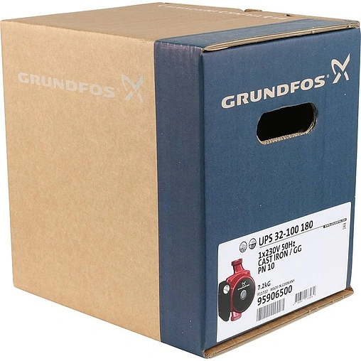 Насос циркуляционный Grundfos UPS 32-100 180 95906500