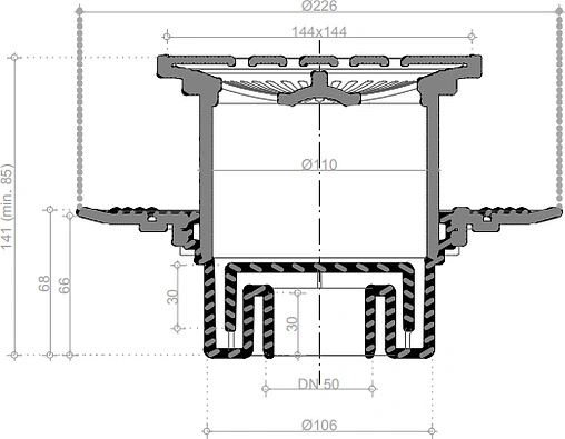 Трап вертикальный Set Pestan Confluo Standart Vertical Drops Mask 150x150мм 13000075 Трап вертикальный Set Pestan Confluo Standart Vertical Drops Mask 150x150мм 13000075