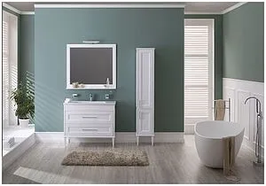 Шкаф-пенал Aquanet Бостон 36 L белый 00242219, 4