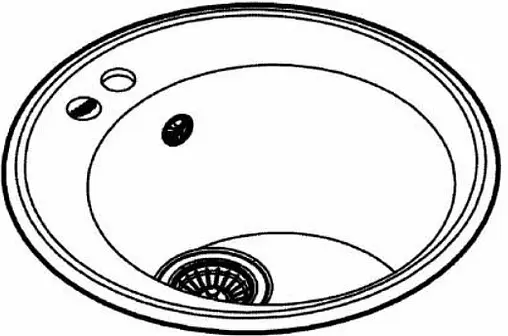 Мойка кухонная Grohe K200-51 черный гранит 31656AP0