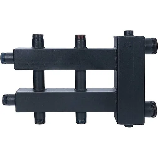 Распределительный коллектор 3 контура с гидрострелкой 1½&quot;н x 1&quot;н Rommer RDG-0018-024013