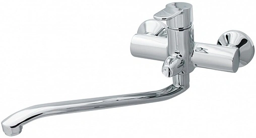Смеситель для ванны с длинным изливом Swedbe Olymp хром 1855