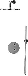 Душевая система с термостатом для душа WHITECROSS Y chrome хром YSET08CR Душевая система с термостатом для душа WHITECROSS Y chrome хром YSET08CR, 3