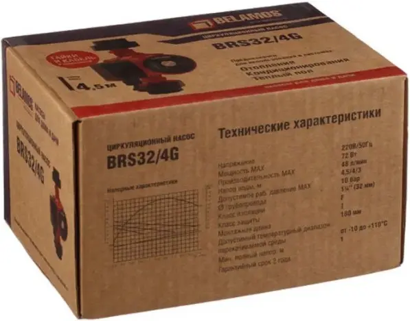 Насос циркуляционный Belamos BRS32/4G