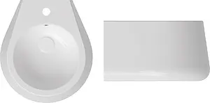 Биде подвесное ISVEA Allegro белый 10AL41001SV Биде подвесное ISVEA Allegro белый 10AL41001SV, 3