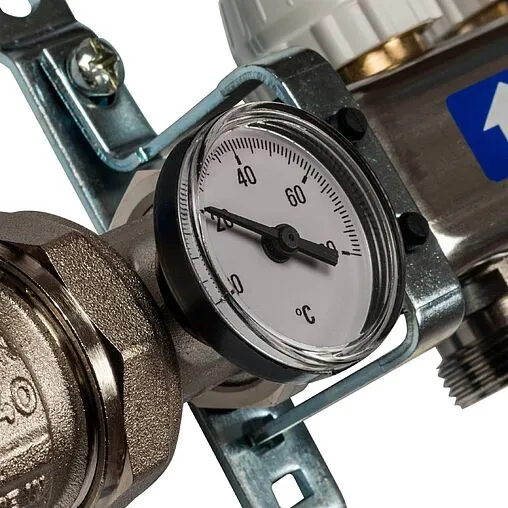 Группа коллекторная с расходомерами 11 отводов 1&quot;в/в x ¾&quot;ек Stout SMS 0907 000011