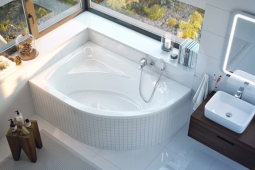 Ванна акриловая Excellent Aquarella 150x100 L WAEX.ARL15WH