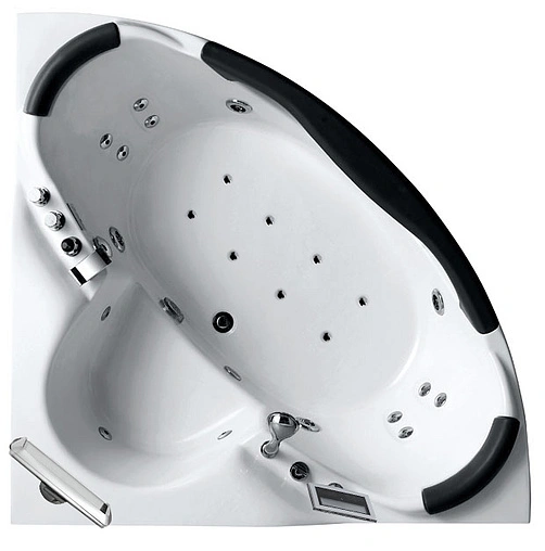 Ванна акриловая с гидромассажем Gemy 155x155 G9025 II O