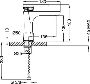 Смеситель для раковины Cezares Diana хром/золото DIANA-LSM1-01-W0 Смеситель для раковины Cezares Diana хром/золото DIANA-LSM1-01-W0, 2
