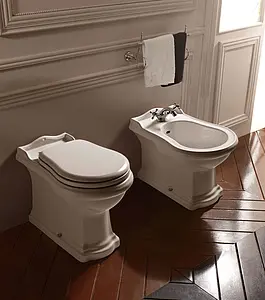 Унитаз приставной Kerasan Retro белый 101601 Унитаз приставной Kerasan Retro белый 101601, 3