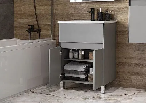 Тумба под умывальник Aquaton Форест 60 туманный серый 1A278201FR4D0