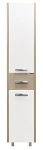 Шкаф-пенал напольный Comforty Тулуза 40 белый/сосна лоредо 00003121663CF, 5