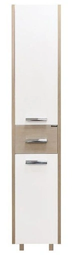 Шкаф-пенал напольный Comforty Тулуза 40 белый/сосна лоредо 00003121663CF