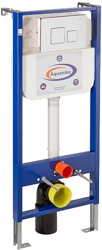 Инсталляция для подвесного унитаза Set 4 в 1 Aquanika Basic 10.702.450.02.09 с кнопкой хром глянцевый Инсталляция для подвесного унитаза Set 4 в 1 Aquanika Basic 10.702.450.02.09 с кнопкой хром глянцевый