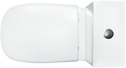 Унитаз-компакт Sanita Luxe Quadro Slim белый QDRSLCC01151022