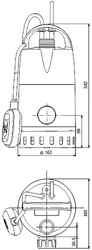 Насос дренажный Q=14м³/ч H=9м Grundfos UNILIFT CC9 A1 96280970