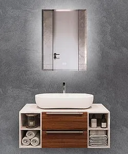 Зеркало с подсветкой Terminus Аврора 70x60 с подогревом 4673735600003 Зеркало с подсветкой Terminus Аврора 70x60 с подогревом 4673735600003, 1