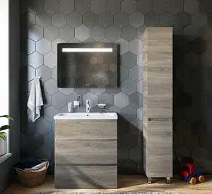 Шкаф-пенал Am.Pm Gem S 30 R светлый дуб M91CSR0306OF Шкаф-пенал Am.Pm Gem S 30 R светлый дуб M91CSR0306OF, 5