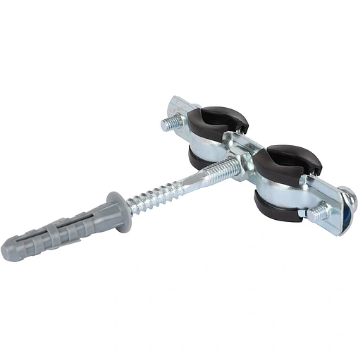 Хомут сантехнический обрезиненный сдвоенный ⅜" (15-19мм) Stout SAC-0020-200038 Хомут сантехнический обрезиненный сдвоенный ⅜" (15-19мм) Stout SAC-0020-200038