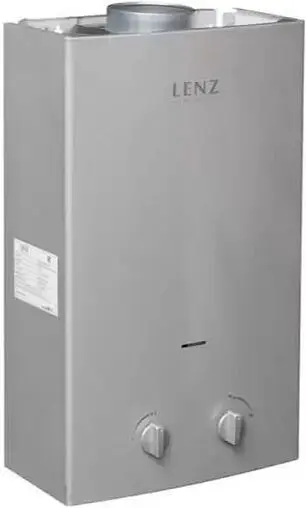 Водонагреватель проточный газовый Lenz Technic 10L Silver LT10LS
