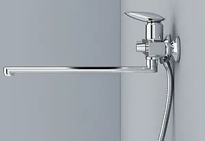 Смеситель для ванны с длинным изливом IDDIS Stone хром STOSB00i10WA Смеситель для ванны с длинным изливом IDDIS Stone хром STOSB00i10WA, 4