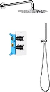 Душевая система с термостатом для душа Aquatek Европа хром AQ1376CR Душевая система с термостатом для душа Aquatek Европа хром AQ1376CR, 1