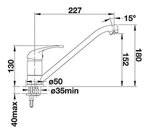 Смеситель для кухни Blanco Daras белый 524182, 2