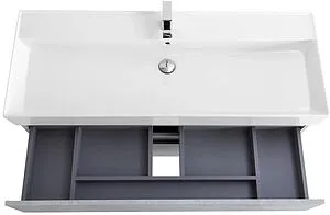 Тумба-умывальник подвесная Cezares Molveno 46 120 Beton MOLVENO 46-120-2C-SO-BET+CZR-MIL-120-LVB Тумба-умывальник подвесная Cezares Molveno 46 120 Beton MOLVENO 46-120-2C-SO-BET+CZR-MIL-120-LVB, 4