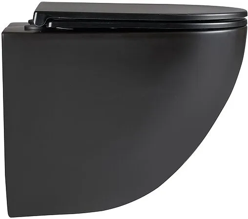 Унитаз подвесной безободковый Lemark Glazer Торнадо 3.0 черный матовый 9612004