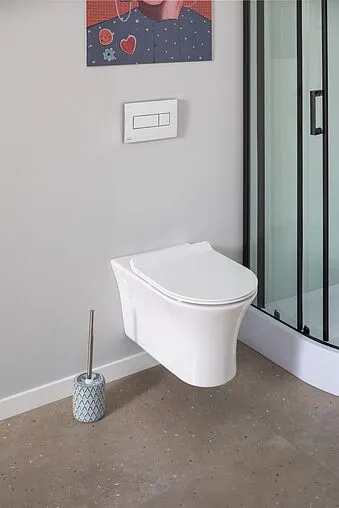 Унитаз подвесной безободковый Aquanet Roll Rimless белый Roll-W Унитаз подвесной безободковый Aquanet Roll Rimless белый Roll-W