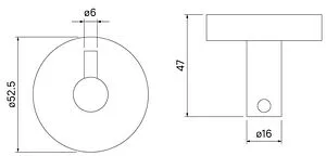 Крючок IDDIS Sena хром SENSS10i41 Крючок IDDIS Sena хром SENSS10i41, 2