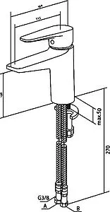 Смеситель для раковины Am.Pm Inspire хром F5002100 Смеситель для раковины Am.Pm Inspire хром F5002100, 2